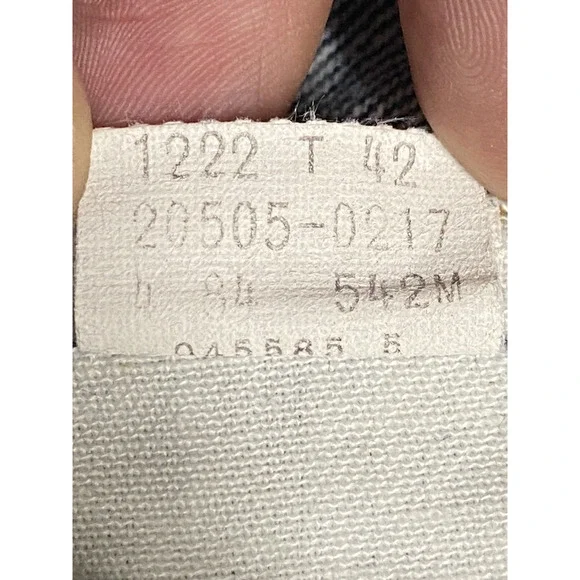Vintage Levis 38x32 Orange Tab 20505-0217 Blue Denim Levis Zipper 80s